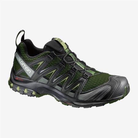Salomon XA PRO 3D Mens Hiking Shoes Black/Green | Salomon South Africa